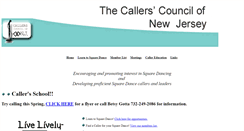 Desktop Screenshot of ccnjcallers.com