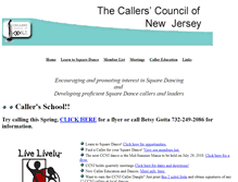 Tablet Screenshot of ccnjcallers.com